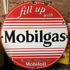 Plaque émaillée mobilgas d'occasion  Soultz-sous-Forêts