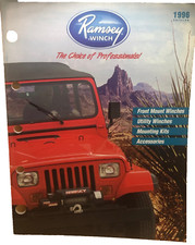 Ramsey Winch Winch Wench Catalog 1996 FRONT MOUNT UTILITY WINCHES comprar usado  Enviando para Brazil
