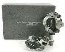 Usado, Pedais e chuteiras sem clipe para mountain bike Shimano Deore XT PD-M8100 SPD XC MTB novos comprar usado  Enviando para Brazil