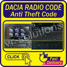 DACIA RÁDIO CODE cd duster mcv mk2 sandero pick-up dokker logan lodgy key player comprar usado  Enviando para Brazil