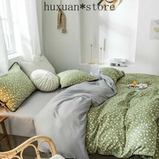 Conjunto de roupa de cama flor verde alta qualidade impressão reativa 3/4 peças inverno, usado comprar usado  Enviando para Brazil