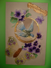 Cpa violettes velours d'occasion  Cholet
