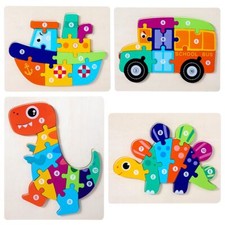 Lot puzzles bois d'occasion  Lyon I