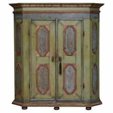 CIRCA 1800 SUBLIME ARMÁRIO EUROPEU PINTADO À MÃO OU ARMÁRIO DE CASA EM CARVALHO MACIÇO comprar usado  Enviando para Brazil