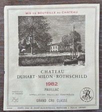 étiquette château duhart d'occasion  Toul