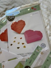 Geo heart sizzix d'occasion  Fleury-sur-Andelle