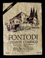 Etichetta vino chianti usato  Monte San Pietro