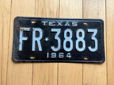 1964 texas license for sale  Tacoma