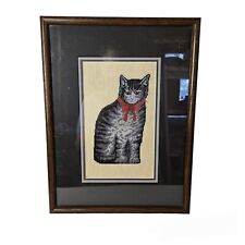 Framed cat kitty for sale  Newell