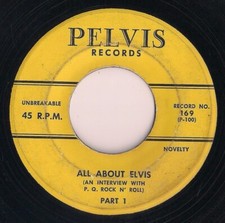 "ALL ABOUT ELVIS" Part 1 & 2 1956 PELVIS RECORDS Novelty (Interview with Elvis) comprar usado  Enviando para Brazil