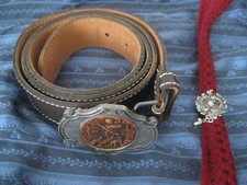 Ledergürtel trachtengürtel s gebraucht kaufen  Gangkofen