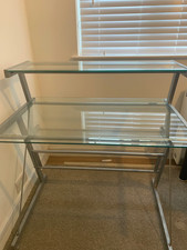 Glass work desk for sale Glass work desk for sale  HOVE