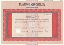 Aktie bremer vulkan gebraucht kaufen  Pritzwalk
