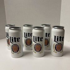 Caneca de vidro Miller Lite Beer 16 oz lata de alumínio copo pacote com 6 barris cervejaria comprar usado  Enviando para Brazil