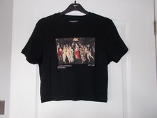 Usado, Camiseta cropped Primark preta estampa Primavera tamanho M nova comprar usado  Enviando para Brazil