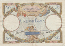 Billet francs type d'occasion  Montluçon