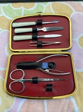 Ancienne trousse manucure d'occasion  Aix-les-Bains