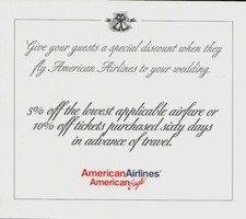 American airlines wedding for sale  USA