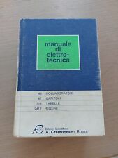 Manuale elettrotecnica cremone usato  Palagonia