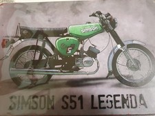 Blechschild simson s51 gebraucht kaufen  Weilrod