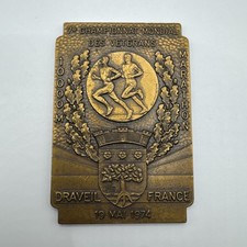 Plaque médaille bronze d'occasion  Châtres-sur-Cher