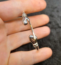 silver petite bangle for sale  BRADFORD