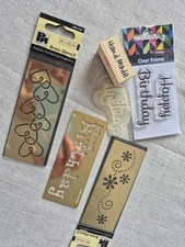 Card making stencils for sale  BOURNEMOUTH