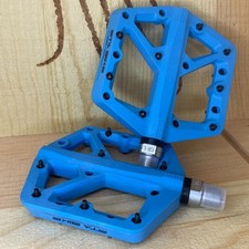 Usado, Pedal plano Mtb eixo cromado azul acessórios de ciclismo bicicleta comprar usado  Enviando para Brazil