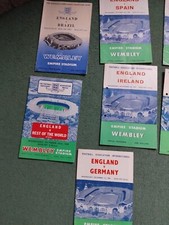 England football programmes for sale  WOTTON-UNDER-EDGE