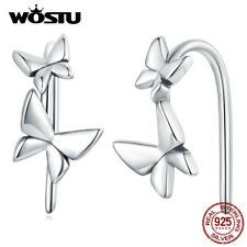 Brincos femininos Wostu prata esterlina 925 duplo inseto borboleta presente festa  comprar usado  Enviando para Brazil