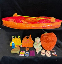 Acessórios American Girl Jess - Caiaque, macaco, mochila, garrafa de água, colar comprar usado  Enviando para Brazil