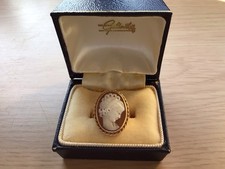 9ct gold cameo for sale  BROMLEY