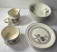Camargue dinner plates for sale  PRESTEIGNE
