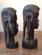 Paire têtes sculpture d'occasion  Angers-