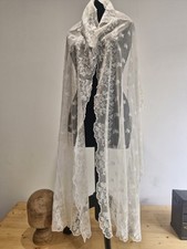 Antique lace mantilla for sale  CREWKERNE