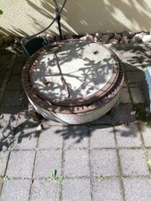 Kanaldeckel 80cm rund gebraucht kaufen  Berlin