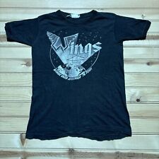 Camisa verdadeira vintage Paul McCartney & Wings 1976 Wings Over America Tour tamanho P/M comprar usado  Enviando para Brazil