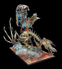 Commission PRO Painted Tomb King / Liche Priest on Necrolith Bone Dragon Khemri, usado comprar usado  Enviando para Brazil