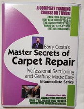 Barry Costa's Master Secrets Of Carpet Repair DVD Set Like NEW comprar usado  Enviando para Brazil