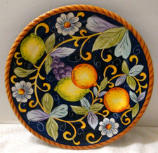 Prato de jantar Ceramica Classic Villa Bellagio 11,25" tampo de mesa artesanal Unltd. comprar usado  Enviando para Brazil