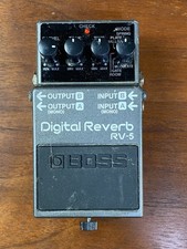 Pedal de guitarra elétrica Boss RV-5 efeitos de ressonância digital usado traseira azul Taiwan EX+ comprar usado  Enviando para Brazil
