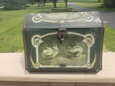 Antique lunchbox tin for sale  Highland