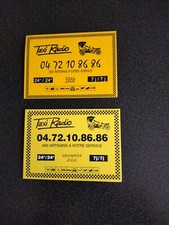 2 petits calendriers 2000 et 2002 LYON TAXI RADIO 0472108686 comprar usado  Enviando para Brazil