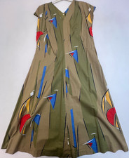 Vintage midikleid abstraktem gebraucht kaufen  Rastatt