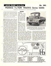 Morris 1.5 ton for sale  WARRINGTON