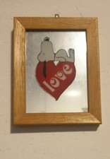 Quadretto specchio snoopy usato  Arezzo