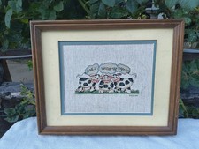 Vintage framed cows for sale  Compton
