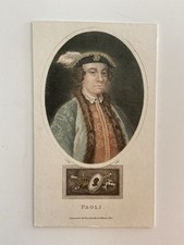 Gravura antiga – Pasquale Paoli, pai da República da Córsega 1826 comprar usado  Enviando para Brazil
