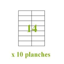 Planches etiquettes blanches d'occasion  Villeneuve-sur-Lot