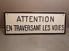 Plaque tôle sncf d'occasion  Lyon V